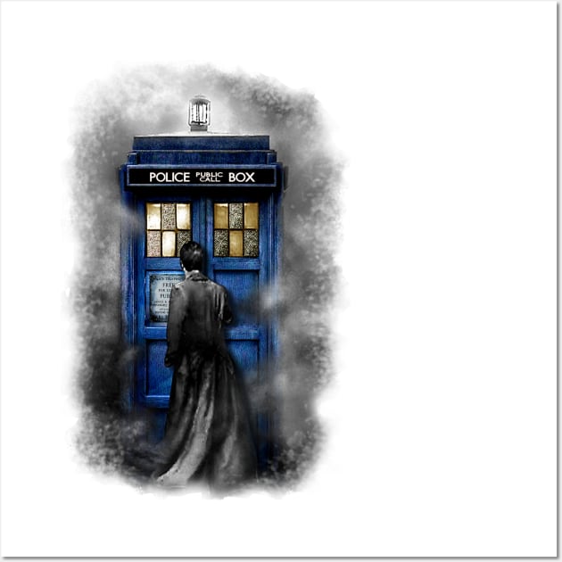 Halloween 10th Doctor lost in the mist Wall Art by Dezigner007